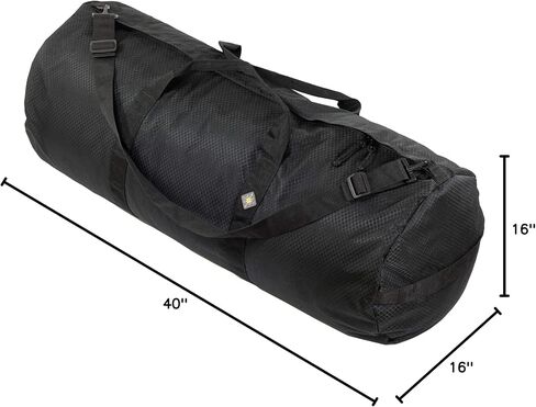 Diamond Ripstop Duffle Bags, Ultra Tough & Tear Resistant, Reinforced Stitching, Weatherproof, Packable Foldable Duffle Bag for Traveling in Saudi Arabia