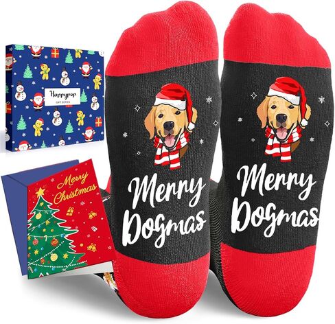 HAPPYPOP Christmas Gifts Stocking Socks for Cat Lovers - Christmas Socks for Teens, Green Cat Mom Dad Socks for Women Men with Greeting Card in Saudi Arabia