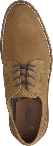 Johnston & Murphy Men's Hodges Plain Toe Lace-up Shoe, Snuff Suede, 8 M in Saudi Arabia