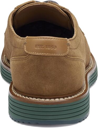 Johnston & Murphy Men's Hodges Plain Toe Lace-up Shoe, Snuff Suede, 8 M in Saudi Arabia