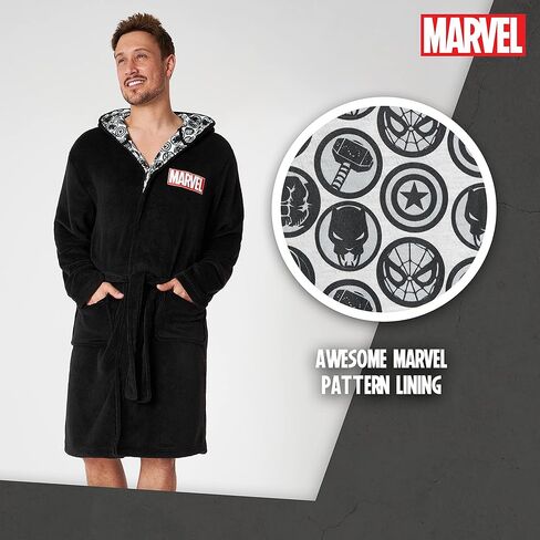 فساتين Marvel للرجال، رداء حمام من الصوف S-3XL، هدايا in Saudi Arabia