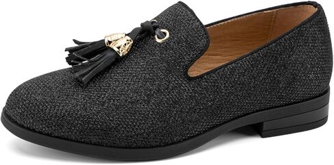 JITAI Boys Dress Leather Loafers - Slip-On Tuxedo Shoes for Formal Events, Prom, Luxury Moccasins, and Casual Wear in Saudi Arabia