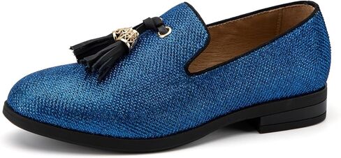 JITAI Boys Dress Leather Loafers - Slip-On Tuxedo Shoes for Formal Events, Prom, Luxury Moccasins, and Casual Wear in Saudi Arabia