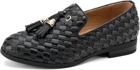 JITAI Boys Dress Leather Loafers - Slip-On Tuxedo Shoes for Formal Events, Prom, Luxury Moccasins, and Casual Wear in Saudi Arabia