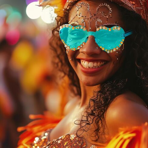 20 Pairs DIY Showgirl Style Girl Party Sunglasses Showgirl Style Party Favors Trendy Orange Light Blue Heart Shaped Glasses for Women Birthday Supplies Decorations in Saudi Arabia