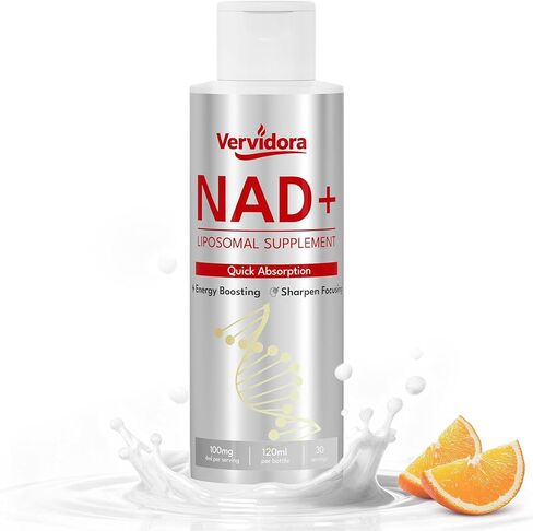 Liposomal NAD+ Supplement, NAD+ Liquid Supplement with High Absorption for Anti-Aging, Cellular Health, Enhance Focus, Energy&Metabolism Support, Liposomal NAD+ Supplements for Women& Men in Saudi Arabia