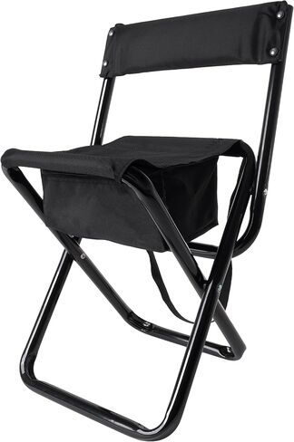 Rothco Deluxe Folding Stool with Pouch, Black in Kuwait
