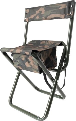 Rothco Deluxe Folding Stool with Pouch, Black in Kuwait