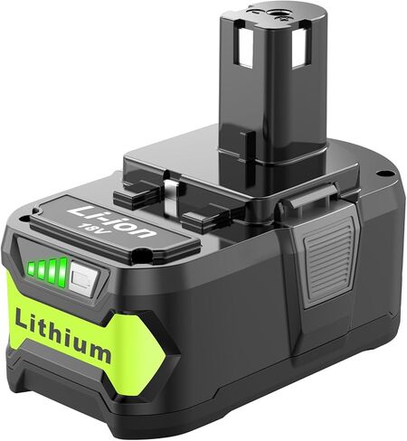 18V 5.0Ah Battery Replacement for Ryobi 18V Battery P102 P190 P105 P107 P103 P104 P108 P109 Compatible with Ryobi 18V ONE+ Cordless Power Tools 2 Packs in Kuwait