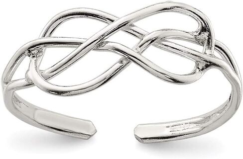 Sonia Jewels Sterling Silver Solid Toe Ring (2mm) in Saudi Arabia