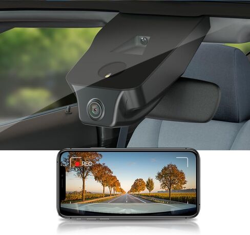 Fitcamx Front 2160P+Rear 1080P Dash Cam for 2021-2024 Chevy Tahoe LS LT RST Premier Z71 High Country (HD2-4925) has Auto-Dimming, OEM Style, Dual HD Video, WiFi & APP, Loop Recording, G-Sensor, 128GB in Kuwait
