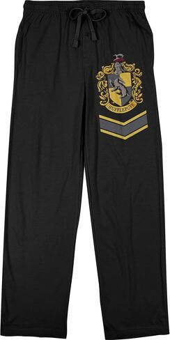 هاري بوتر Hufflepuff House Crest طباعة ملابس نوم رجالية سروال بيجامة هدية X-Large in Saudi Arabia