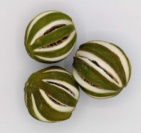 3 Dried Slit Whole Limes for Potpourri and Bowl Fillers. in Saudi Arabia