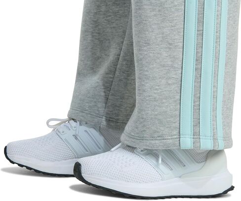 adidas girls 2-piece Long Sleeve Printed Crewneck Pullover & Elastic Waistband Wide Leg Pant Set in Saudi Arabia