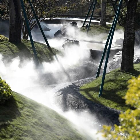 Mist Maker, DC 12V Interface Indoor Fountain Mister Foggers Fountain Landscape Atomizer Humidifier Fog Making Machine for Rockery Fishtank Birdbath Decor in Kuwait