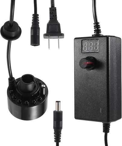 Mist Maker Fogger Water Fountain Pond Fog Machine Atomizer Air Humidifier Haloween Smoke Machine Black Us Plug in Saudi Arabia
