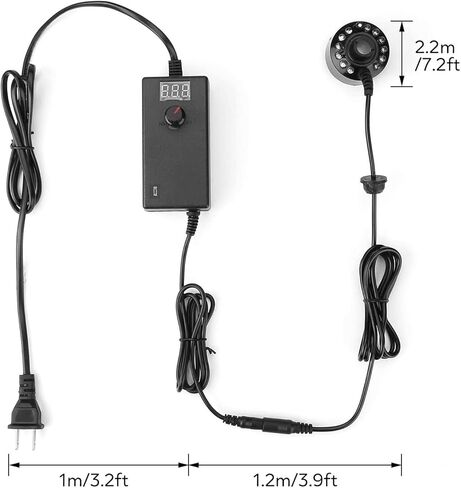 Mist Maker Fogger Water Fountain Pond Fog Machine Atomizer Air Humidifier Haloween Smoke Machine Black Us Plug in Saudi Arabia