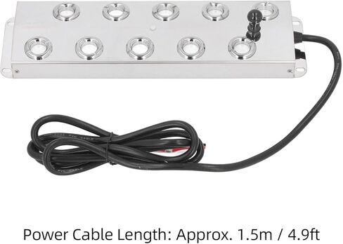 صانع ضباب بالموجات فوق الصوتية 10 رأس DC45-48V 1.5 متر طول الكابل بالموجات فوق الصوتية بركة المياه نافورة مبيد in Kuwait