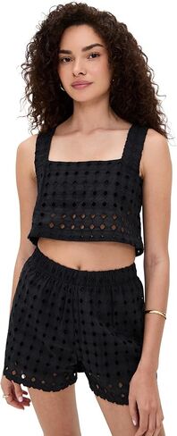 LE BOP Women's Eyelet Desiree Tank in Kuwait