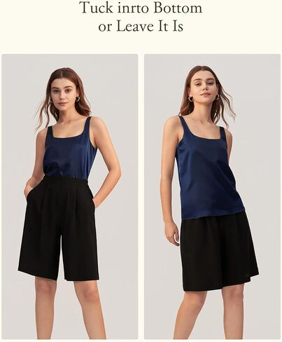LilySilk 100% Silk Camisole for Women U Neck U Back Soft Breathable Silk Tank Top Ladies Sleeveless Cami Tops Summer in Saudi Arabia