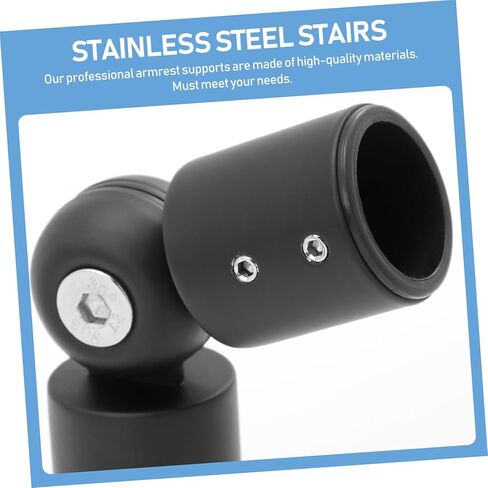 Zerodeko Corner Curtain Rod Connector Heavy Duty Stainless Steel Elbow Connector for Bay Corner Curtains for Living Room Bedroom Office Use in Saudi Arabia