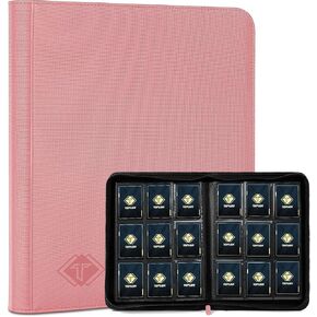 Card Binder for Trading Card 9 Pocket, TiopLior Zip MTG Card Binder with 432 Side Loading Pocket, Card Album Fit for TCG Baseball Football Sports Card, Easy to Insert Card Collection Binder Black in Kuwait