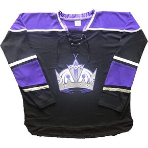 Kings (Black and White) Hockey Jerseys - We are Ready to Customize with Your Name and Number in Kuwait