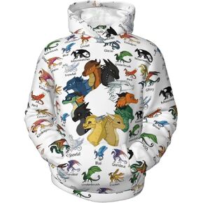 Wings Of Fire Hoodie Wings Of Fires Dragon Hooded Sweatshirt For Kids Youth Long Sleeve Pullover With Pocket in Saudi Arabia