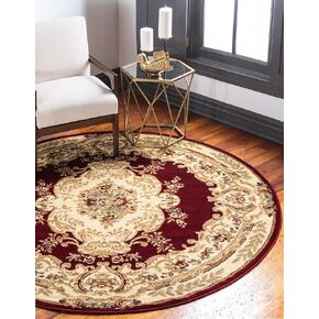 Rugs.com Chateau Collection Rug – 6 Ft Runner Brown Medium Rug Perfect for Hallways, Entryways in Kuwait