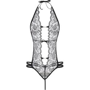 ملابس داخلية نسائية من قطعة واحدة من Fem&Fata دانتيل صغير تيدي بيبي دول عميق على شكل حرف V من الدانتيل S-XXL in Kuwait