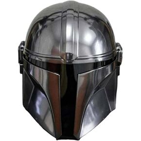 Mandalorian Medieval Costume Helmet with Liner and Chin Strap - LARP/Costumes/Role Plays Steel Helmet in Kuwait