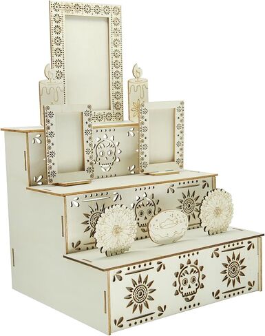 سجل يوم المذبح الميت مع عرض الصور، لوازم ديكورات يوم الموتى، تتضمن إطار صور ولوازم ديكور تذكارية لتزيين الشموع in Saudi Arabia
