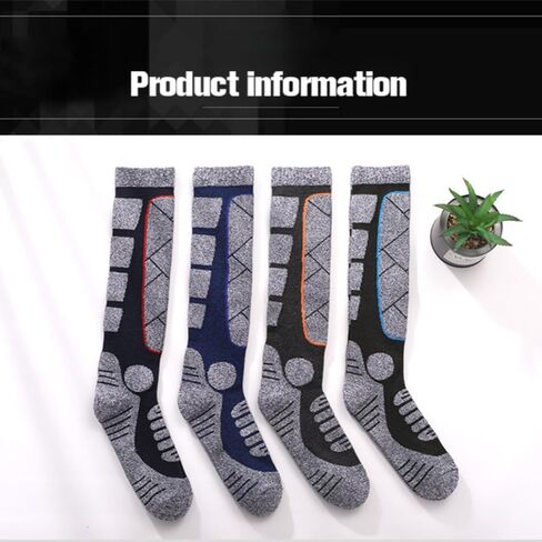 Ski Socks Cold Weather Knee-high Thermal Warm Socks for Snowboarding, Snow, Hunting Sports for Women Men(Random styles) in Saudi Arabia