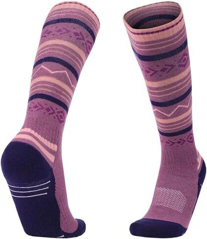 Merino Wool Ski Socks for Womens Thermal Winter Warm Thick Knee High Socks for Skiing Snowboarding Snow Hunting in Saudi Arabia