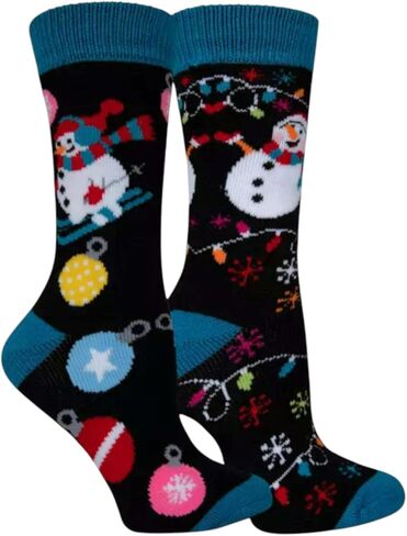 Columbia Women's Popcorn Cozy Crew Socks 2 Pair, Black, One Size in Saudi Arabia