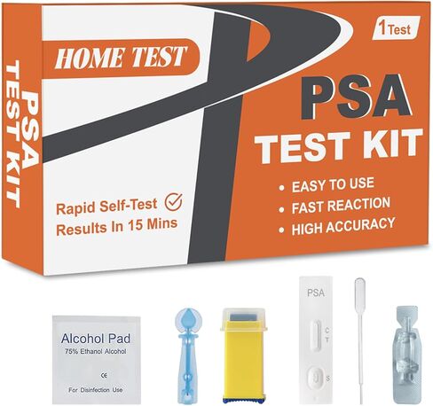 طقم اختبار PSA، طقم اختبار PSA في المنزل PSA Health | اختبار PSA المنزلي دقيق للغاية وسهل القراءة والاستخدام. نتائج سريعة | يشمل جميع مكونات الاختبار in Kuwait