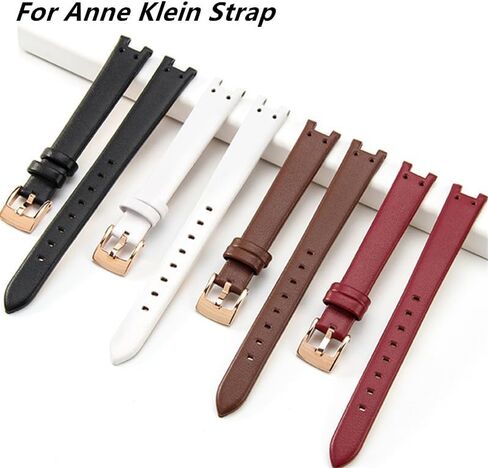 Leather Watch Strap For Anne Klein AK1950 9442 9918 9168 Series Notch Watch band Accessories in Saudi Arabia