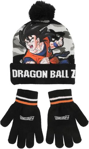 طقم قفازات وقفازات من Dragon Ball Z Goku Youth مكون من قطعتين in Saudi Arabia
