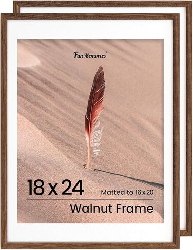 إطار صور معدني مقاس 5 × 7 من Fun Memories - إطارات صور معدنية مقاس 5 × 7 مع حصيرة قابلة للإزالة مقاس 4 × 6 - مثالية للعرض على الحائط أو سطح الطاولة - تتضمن أدوات التعليق على الحائط (ذهبي، عبوة واحدة) in Kuwait