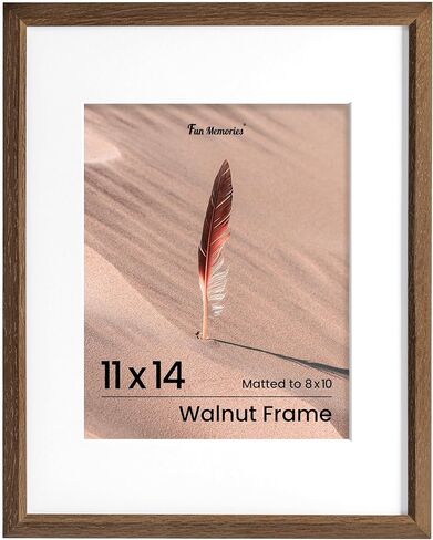 إطار صور معدني مقاس 5 × 7 من Fun Memories - إطارات صور معدنية مقاس 5 × 7 مع حصيرة قابلة للإزالة مقاس 4 × 6 - مثالية للعرض على الحائط أو سطح الطاولة - تتضمن أدوات التعليق على الحائط (ذهبي، عبوة واحدة) in Kuwait