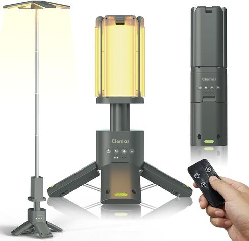 Telescopic Camping Lights Rechargeable 14000 mAh Led Multifunction Magnetic Lanterns Job Site Lighting Cordless Dimmable Camping Tent Lamp Portable Power Supply 6000LM IPX5 Waterproof in Kuwait