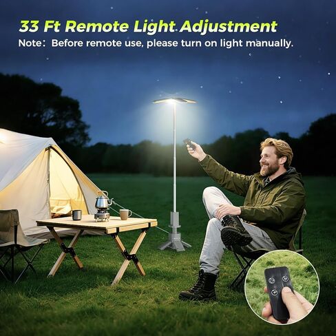 Telescopic Camping Lights Rechargeable 14000 mAh Led Multifunction Magnetic Lanterns Job Site Lighting Cordless Dimmable Camping Tent Lamp Portable Power Supply 6000LM IPX5 Waterproof in Kuwait