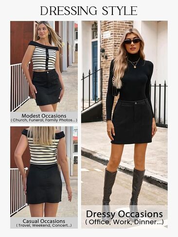 تنورة كيت كاسين نسائية صغيرة من جلد الغزال، تنورة ضيقة عالية الخصر مع جيوب، تنانير خريف وشتاء 2025 in Kuwait