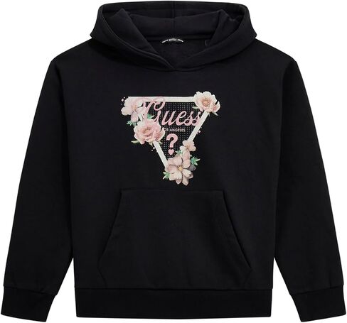سويت شيرت نشط بغطاء للرأس بأكمام طويلة للفتيات من GUESS in Saudi Arabia
