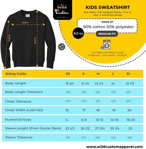 ملابس برية مخصصة Merry-mas Ugly Christmas KIDS Youth Boys Girls Crewneck Sweatshirt in Kuwait