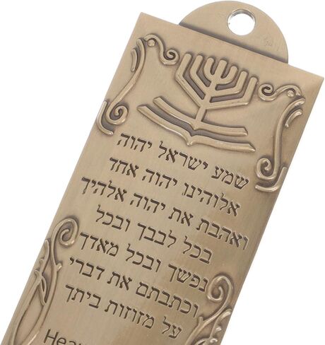 5 مجموعات من Mezuzah مع باب التمرير باب ميتزفه اليهودي Mezuzah حافظة معدنية Mezuza لوحة يهودية هانوكا نعمة الترحيب بالمنزل in Kuwait