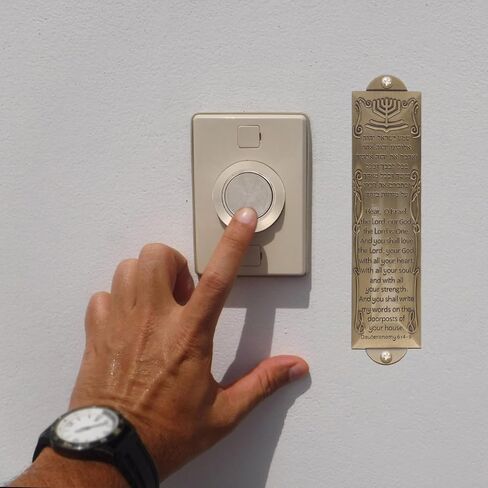 5 مجموعات من Mezuzah مع باب التمرير باب ميتزفه اليهودي Mezuzah حافظة معدنية Mezuza لوحة يهودية هانوكا نعمة الترحيب بالمنزل in Kuwait