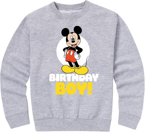 Disney Mickey & Friends - Birthday Boy Spotlight - Toddler and Youth Crewneck Fleece Sweatshirt in Kuwait