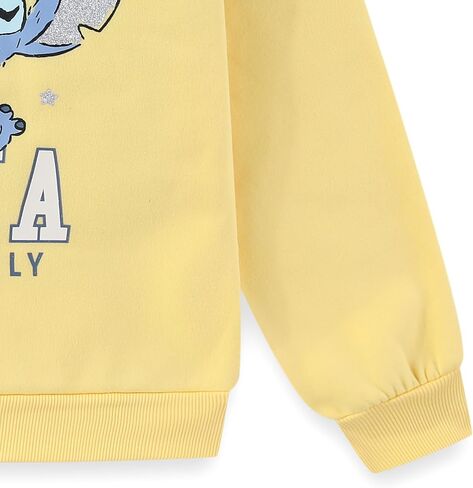 Disney Lilo & Stitch Girls Crewneck Pullover Sweatshirt for Big Kids in Saudi Arabia