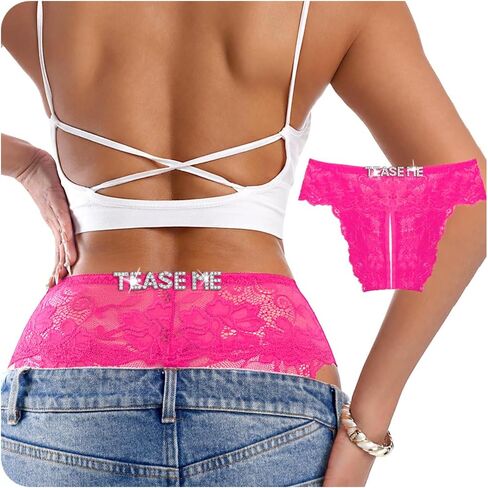 Personalized Thongs with Names,Diy Rhinestone Letter Sexy Lace Thong Custom Name Women Panties in Saudi Arabia